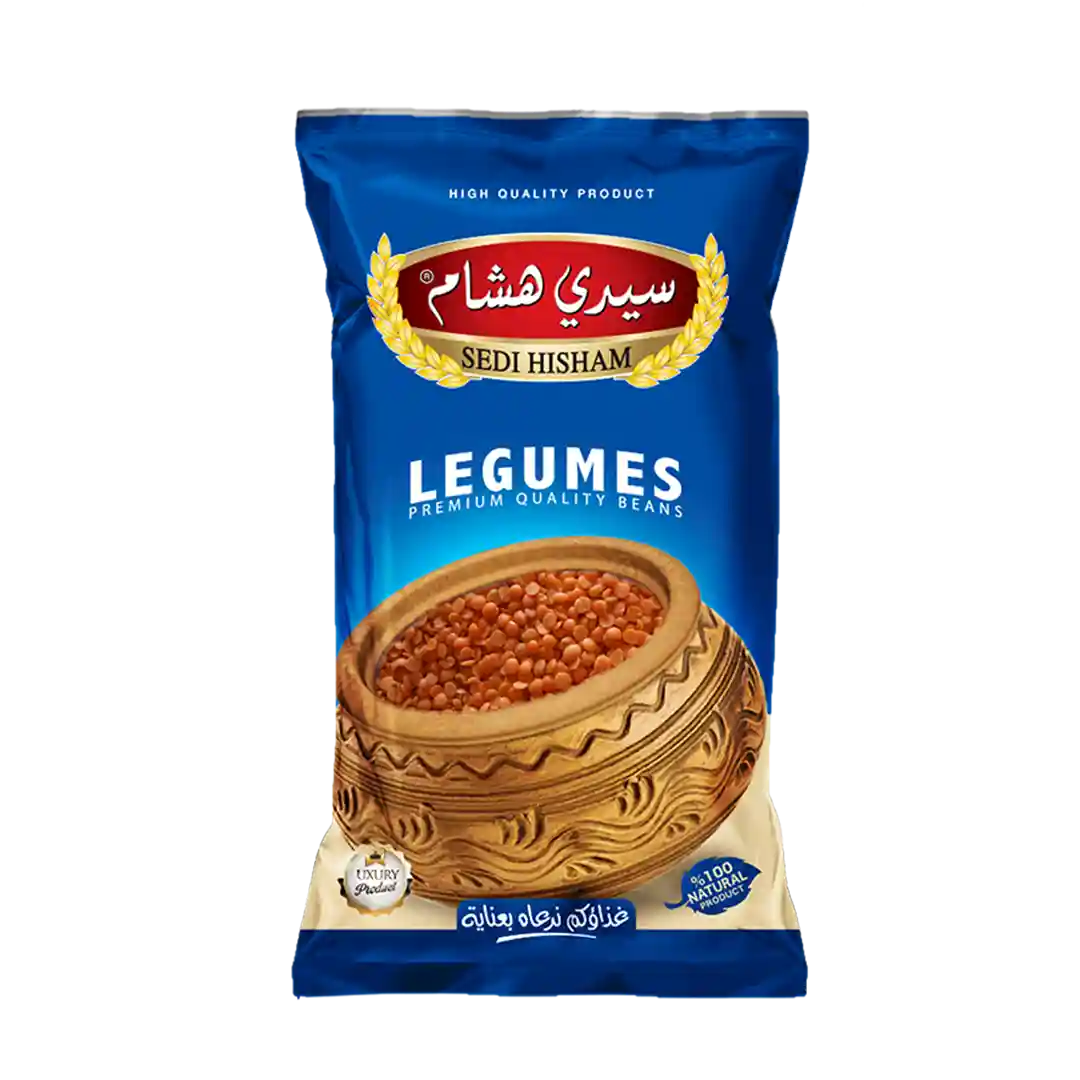 عدس أحمر مجروش 1 كيلو