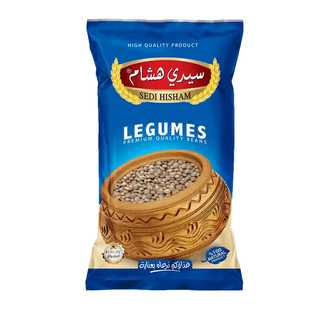 عدس ابيض 1 كيلو